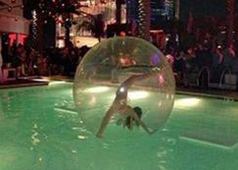LED Bubble Gymnasts – പ്രകാശിത ഗോള ജിംനാസ്റ്റിക്സ് പ്രകടനം performance photo